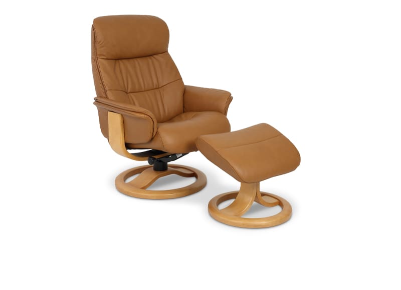 Anne Recliner Cigar Leather – Small