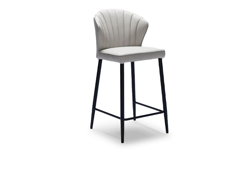 Charlotte Bar Stool – Frost Leather