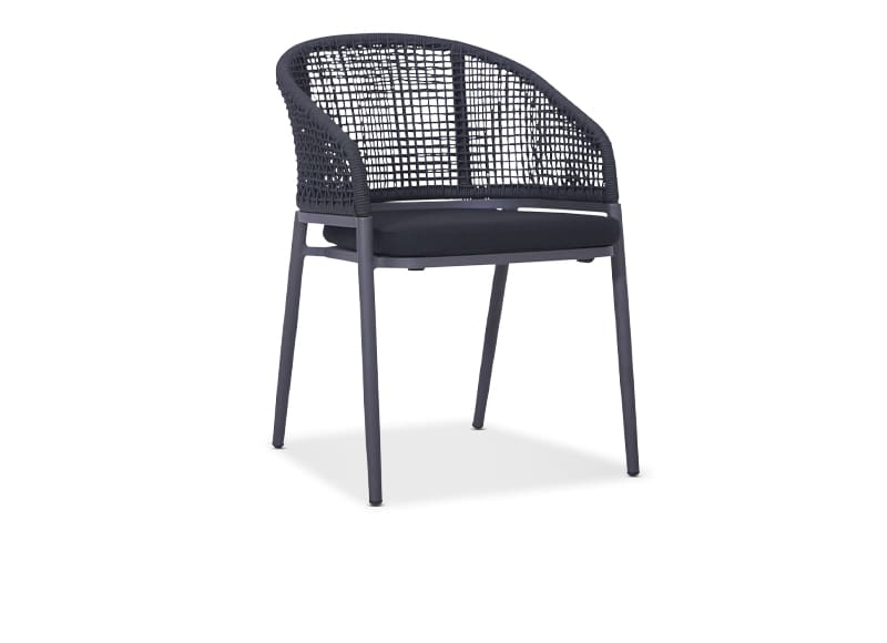 Sarande Outdoor Dining Chair – Charcoal