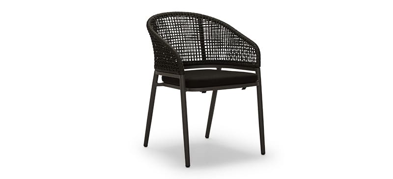 Sarande Outdoor Dining Chair – Charcoal